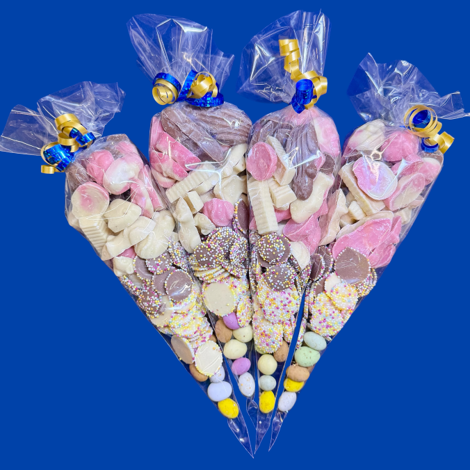 Chocolate sweet party cone bags