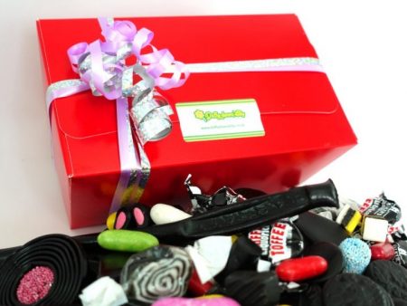 liquorice gift box containing 1 kilo fo quality assorted liquorice