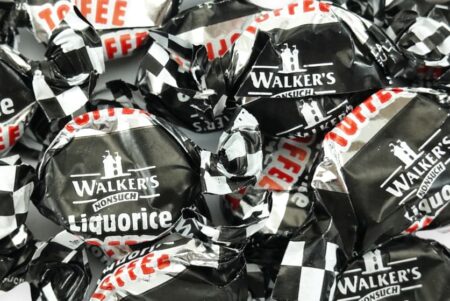 Walkers liquorice toffee