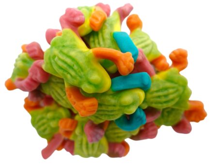 Tropical frog jelly sweets