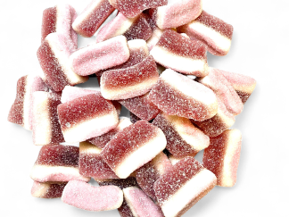 Fizzy cherry slices